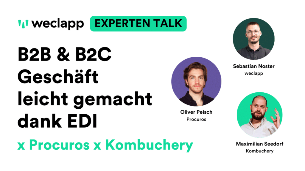 Webinar: B2B & B2C Geschäft leicht gemacht dank EDI - mit Procuros x Kombuchery