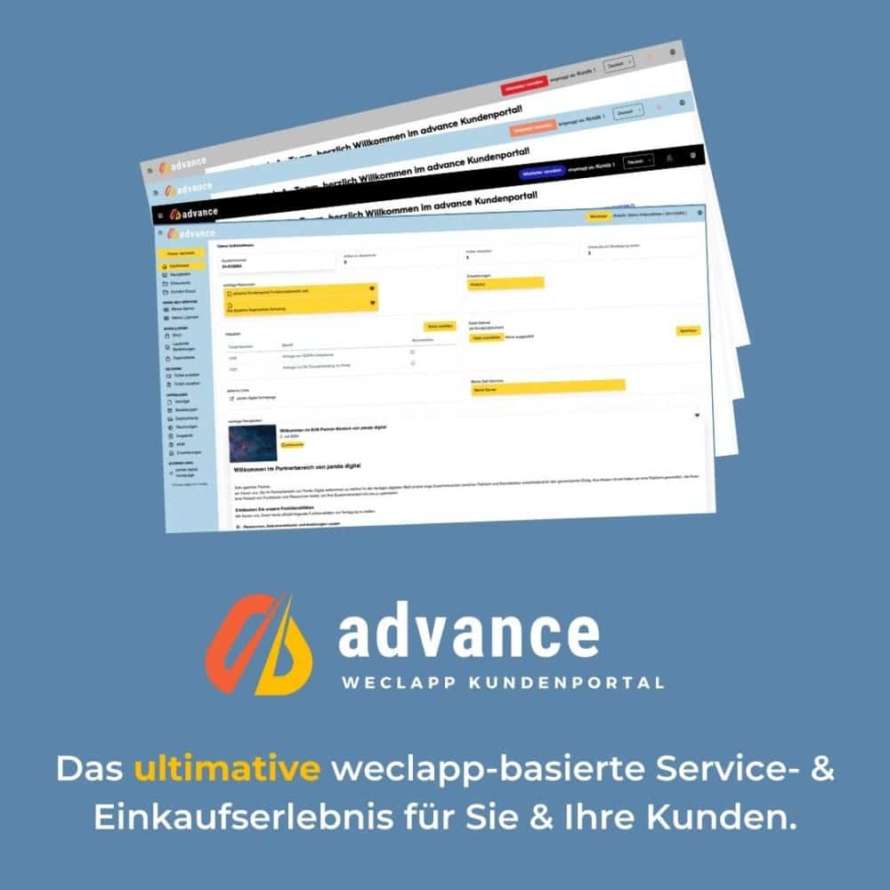 advance Kundenportal