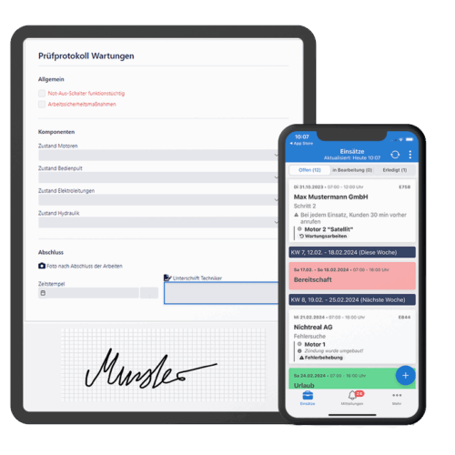 ADASMA-Plugin mobile App mockup auf mobil