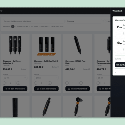 Plugin FlexiPortal: Screenshot Shop