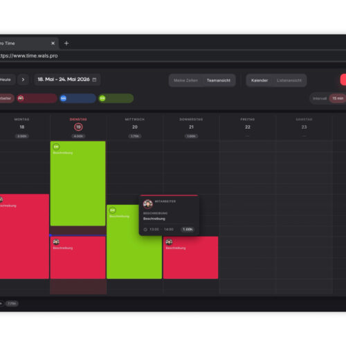 Wals.pro Time App Screenshot 4